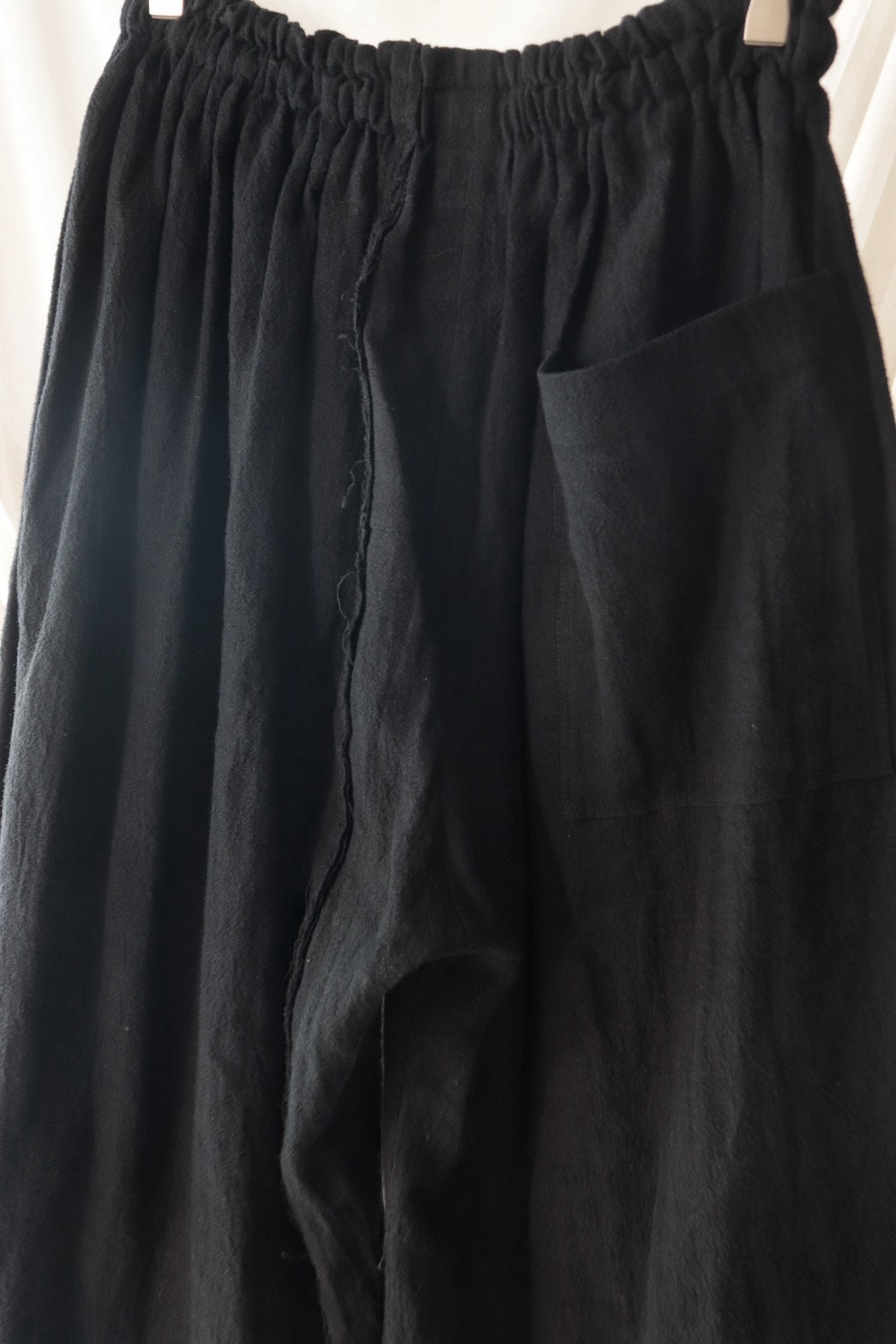asymmetric linen easy HAKAMA