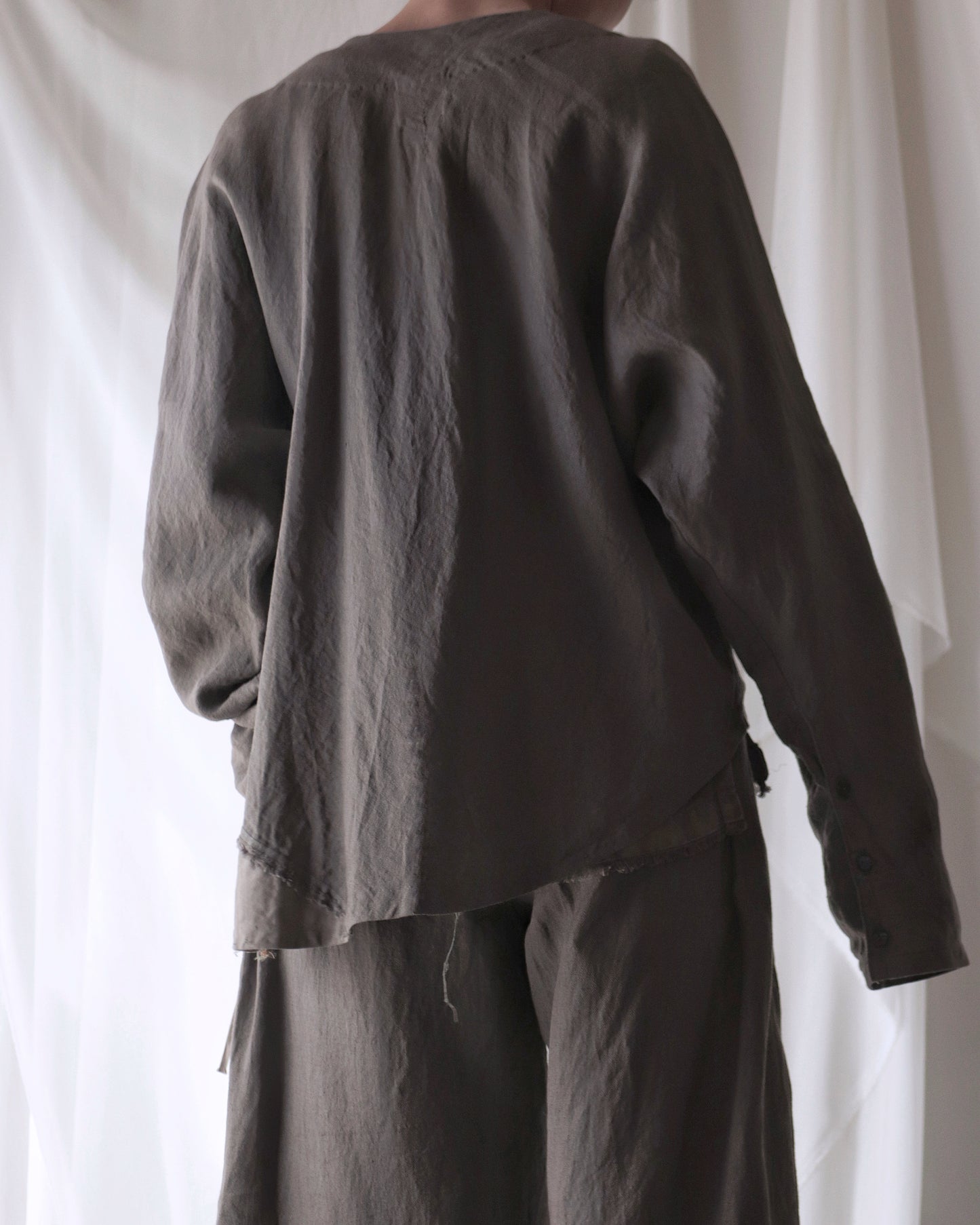 collarless shirts