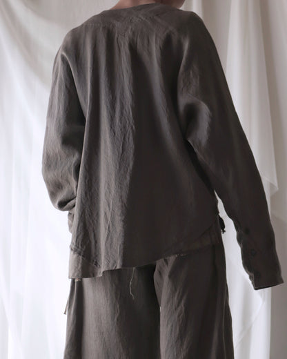 collarless shirts