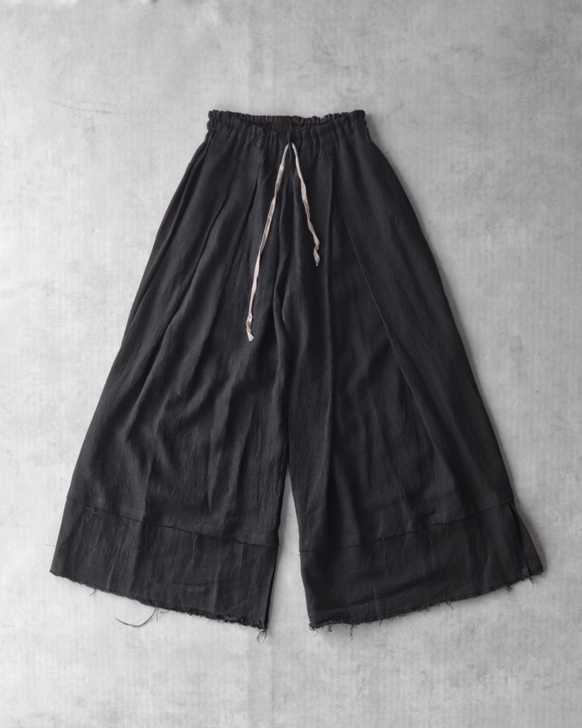 asymmetric linen easy HAKAMA
