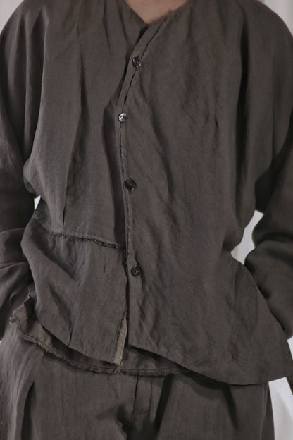 collarless shirts