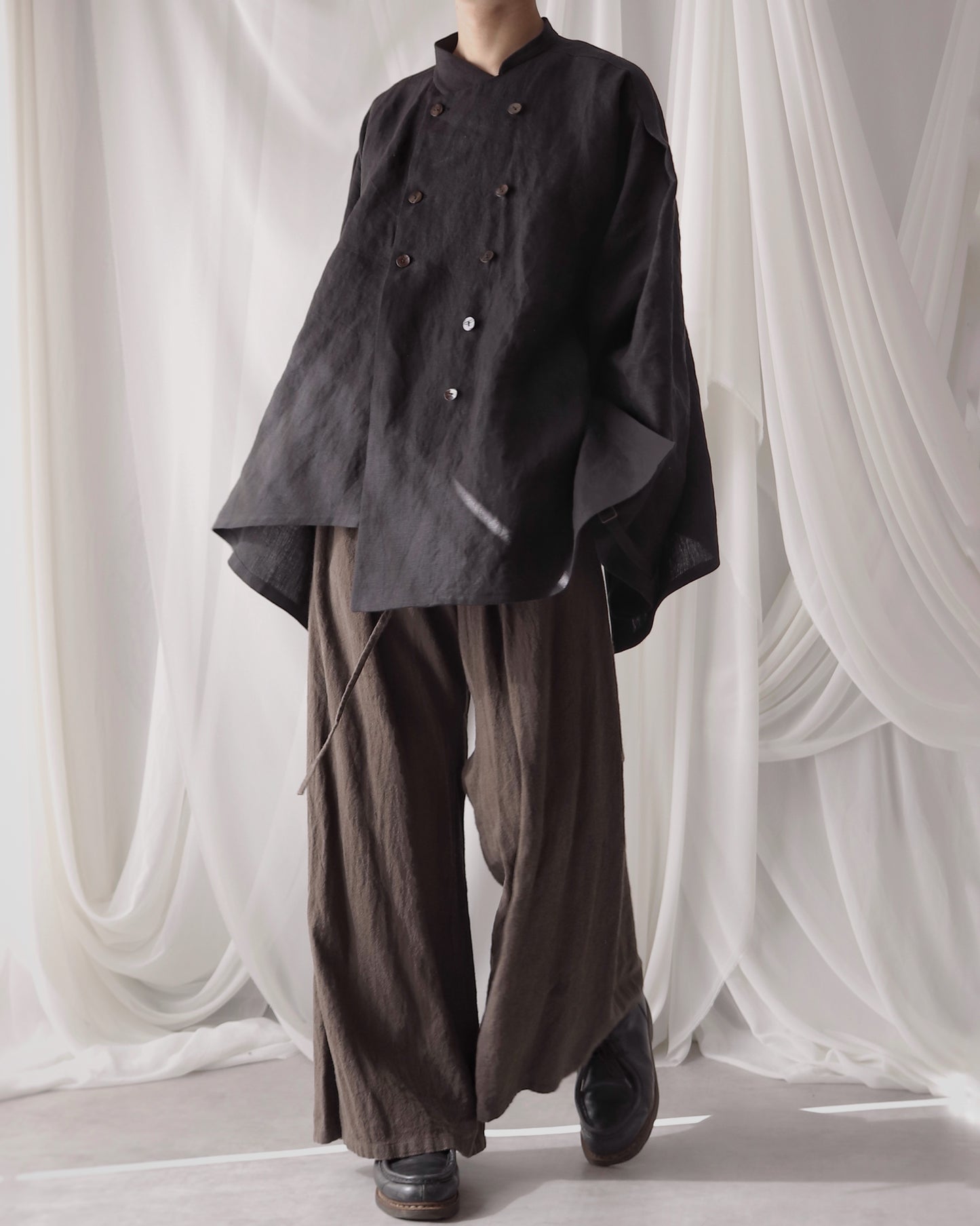 double breasted shirts blouson