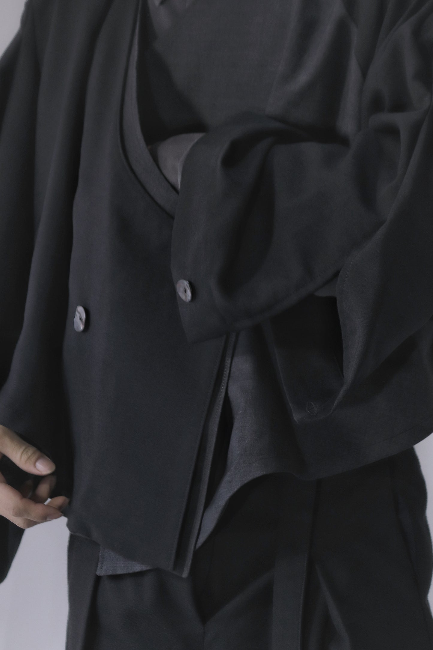 asymmetry layered haori