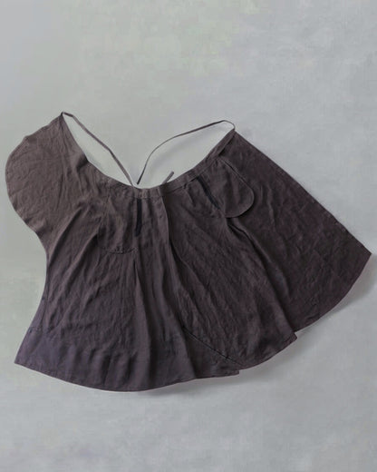 wrapped skirt 2025/charcoal