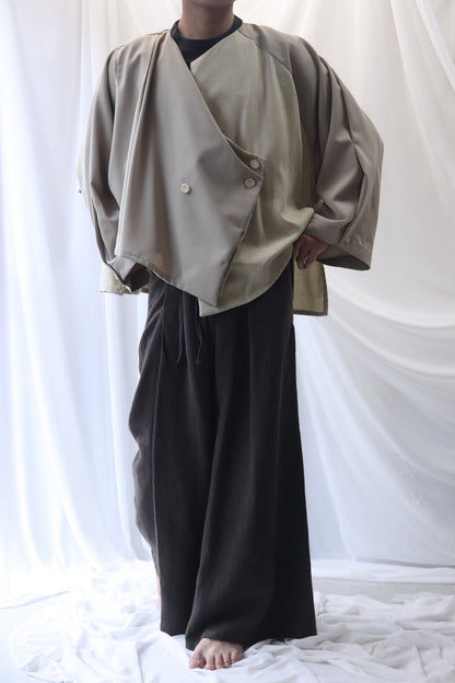 asymmetry layered haori