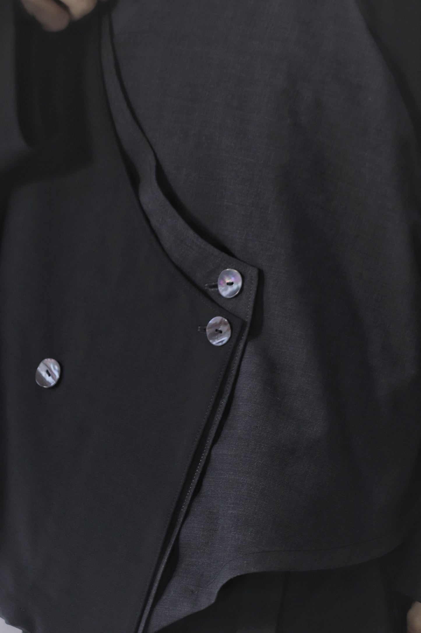 asymmetry layered haori