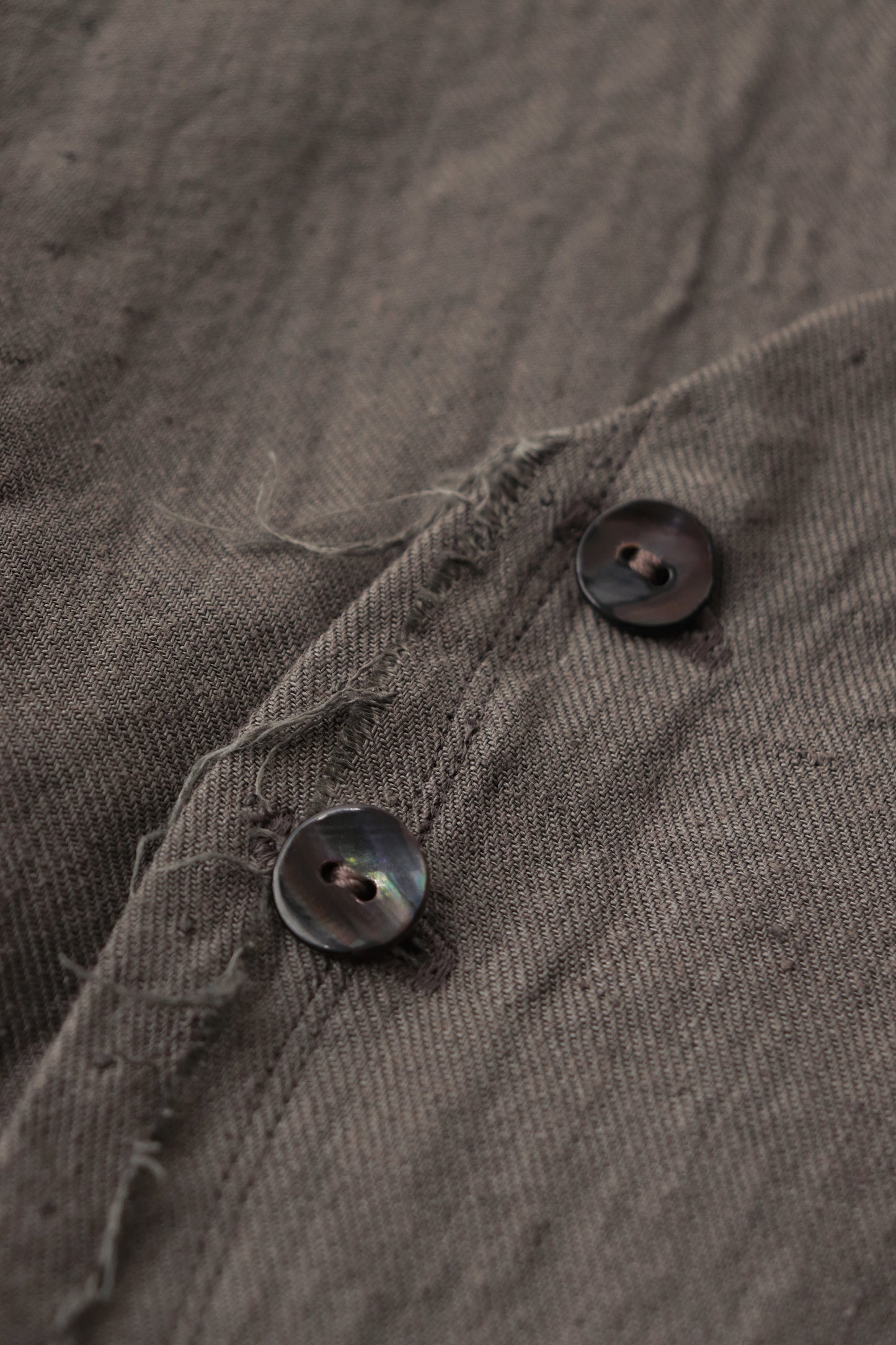 collarless jacket