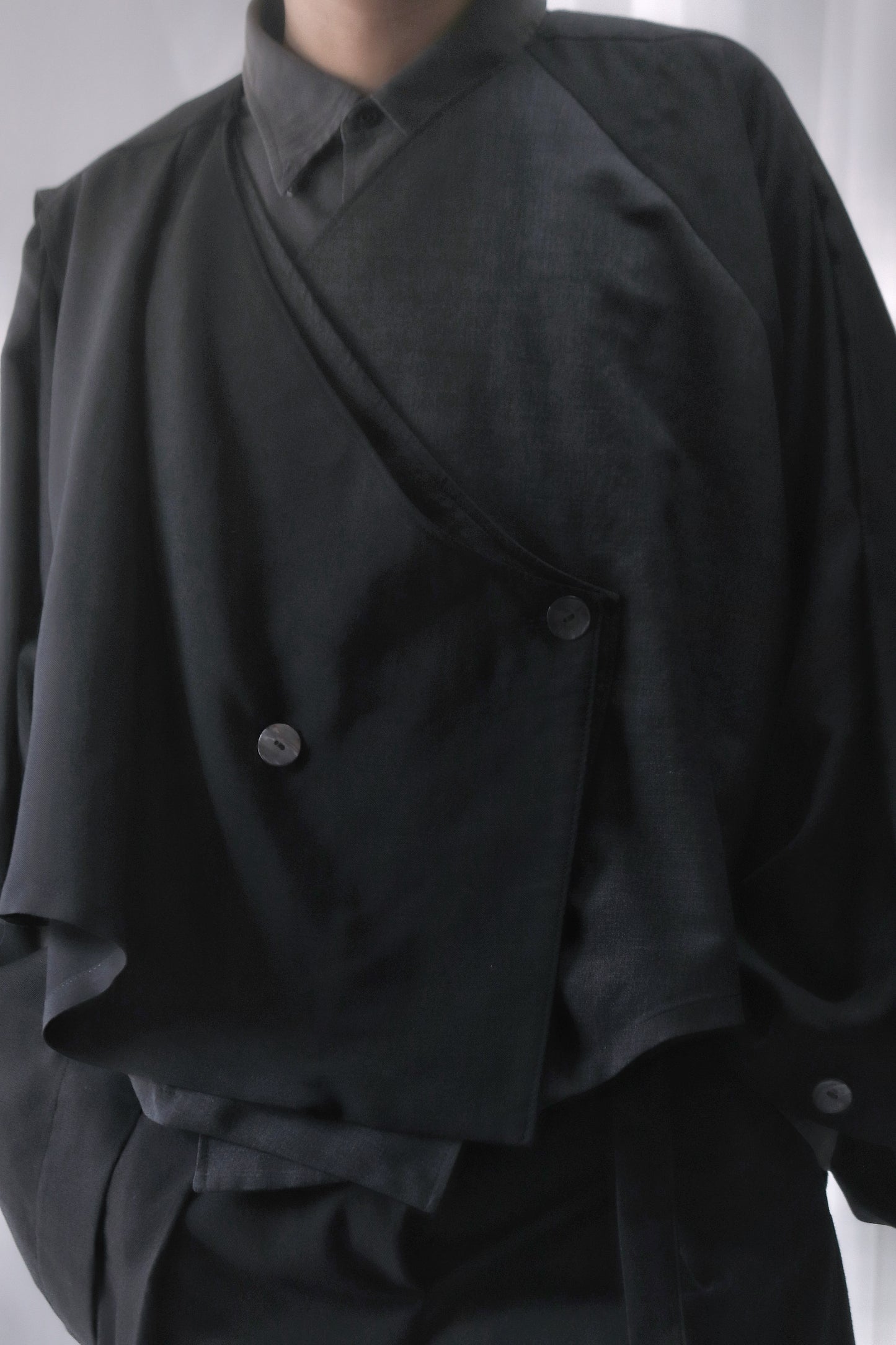 asymmetry layered haori