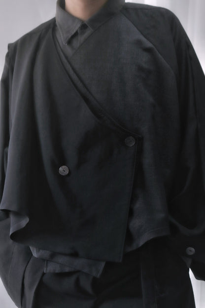 asymmetry layered haori