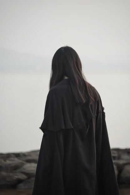 mid-length slit haori