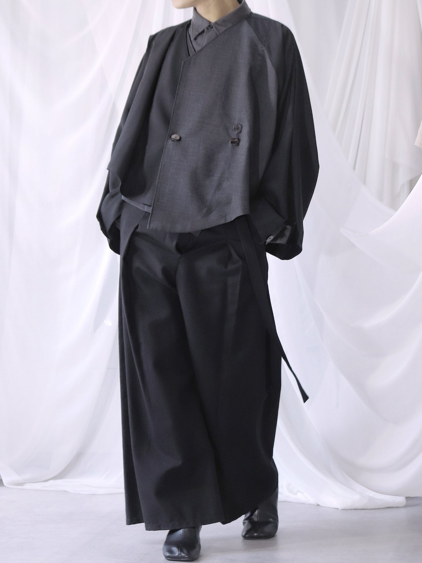 asymmetry layered haori