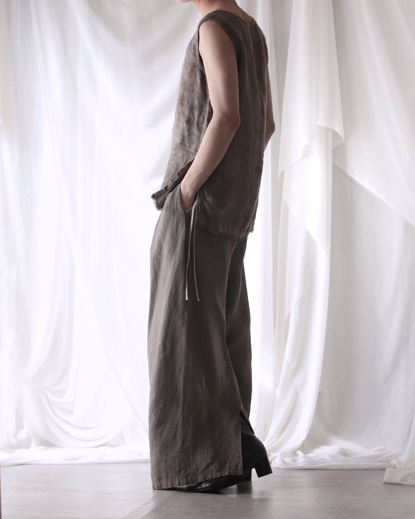 low-rise slacks