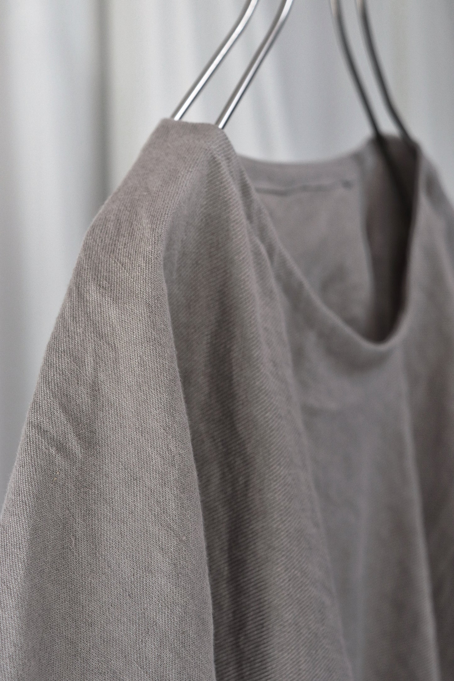bias-cut pullover
