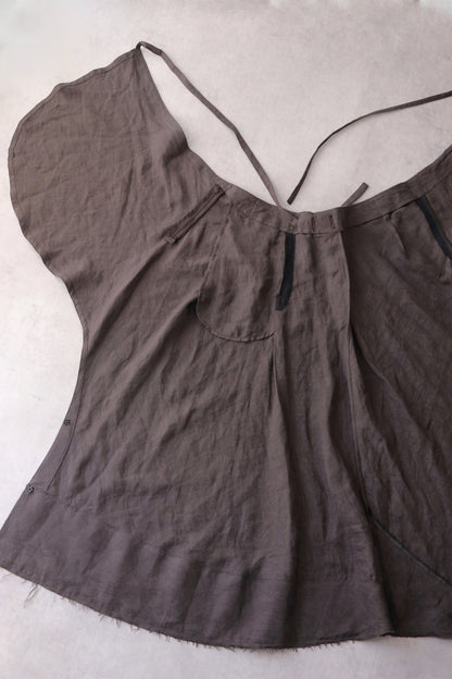 wrapped skirt 2025/charcoal