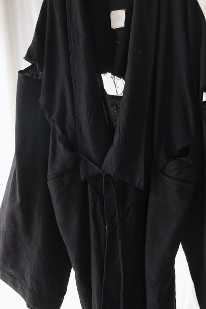 mid-length slit haori