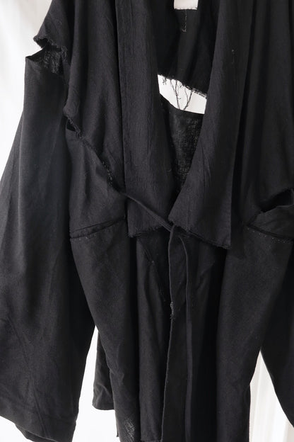 mid-length slit haori
