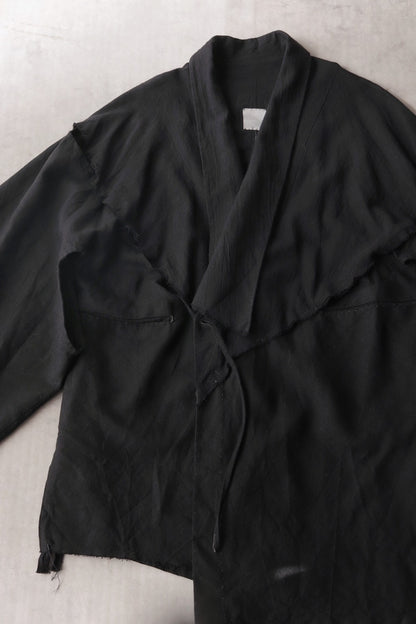 mid-length slit haori