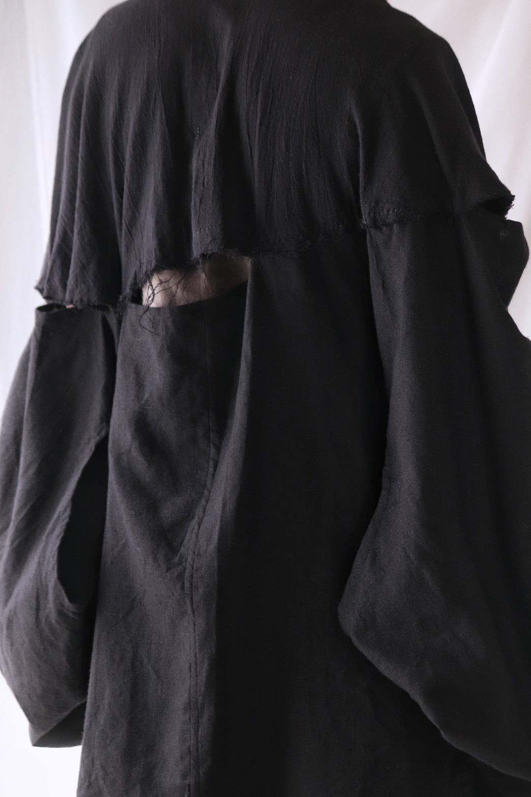 mid-length slit haori