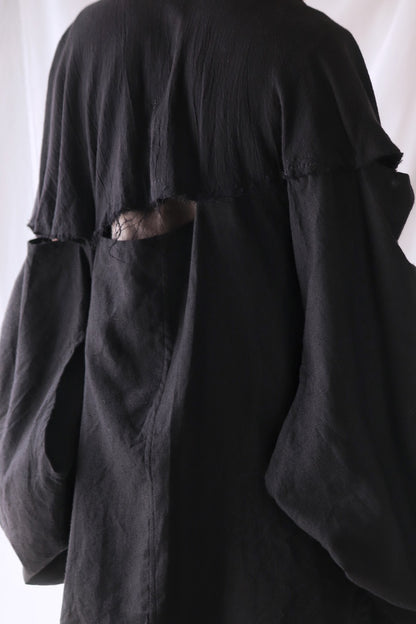 mid-length slit haori