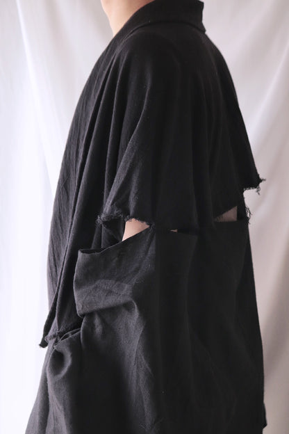 mid-length slit haori