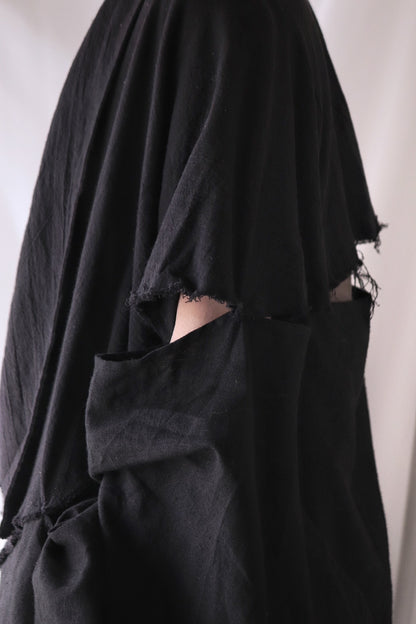 mid-length slit haori