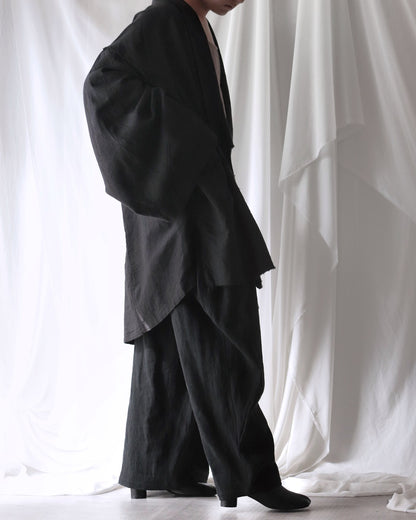 mid-length slit haori