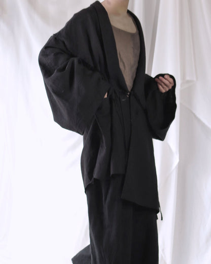 mid-length slit haori