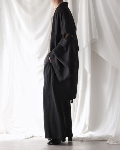 mid-length slit haori