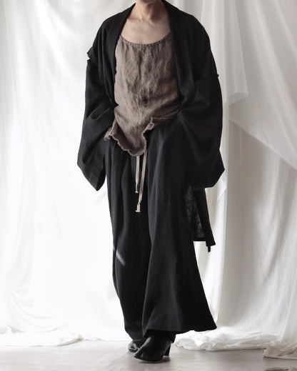 mid-length slit haori