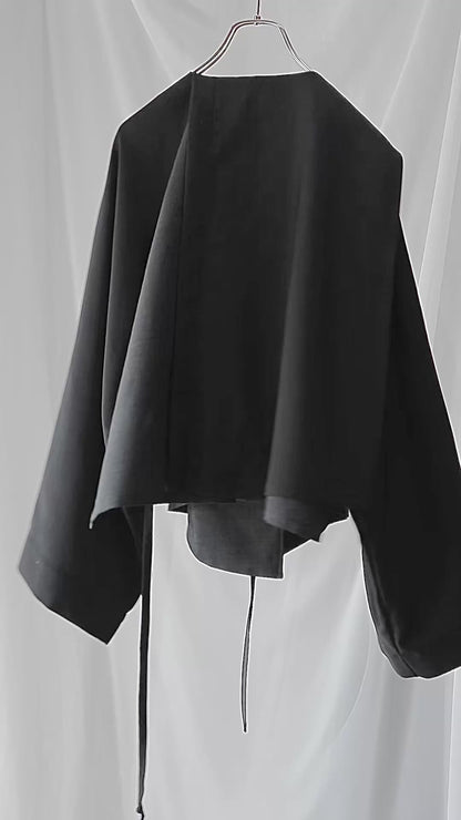 asymmetry layered haori